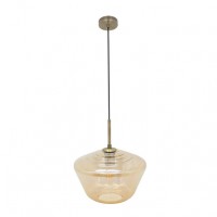 Distribuidor - Lâmpadas Diversas | Colgantes Moderno | COLGANTE PINAP 1XE27 CUERO/AMBAR REGX30X30 CM Ref: 193493014